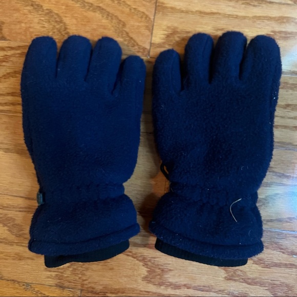 Lands End boys medium navy gloves - Picture 2 of 3
